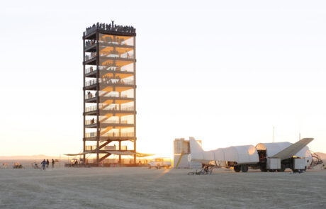 ConXtech at Burningman at Sunrise